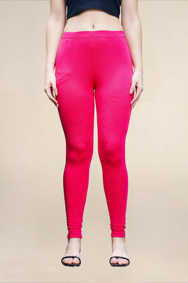 Women Pink Regular Pocket Legging