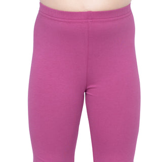 Girls Mauve Regular Legging