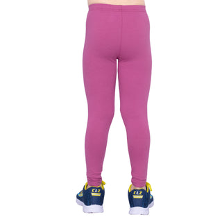 Girls Mauve Regular Legging