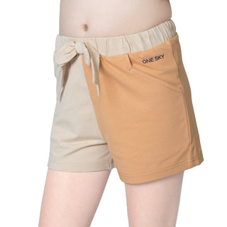 Girls Beige Casual Shorts