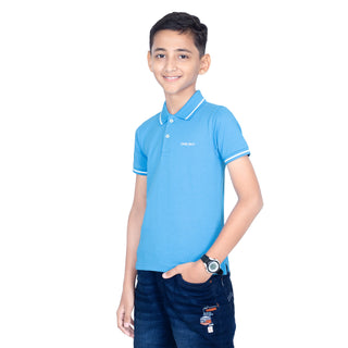 Boys French Blue Tipping Polo T-Shirt