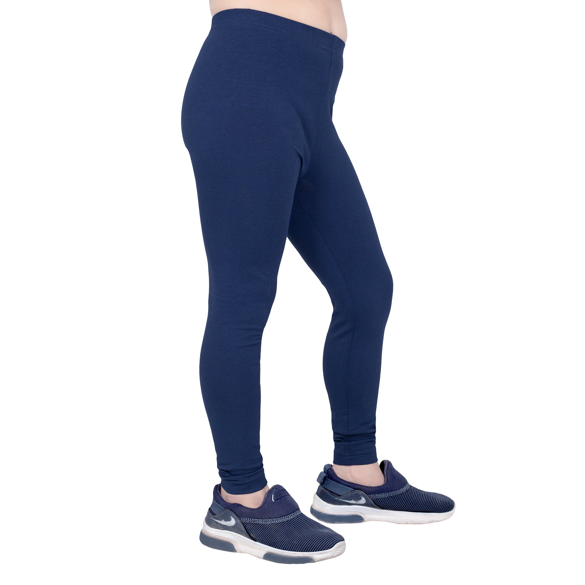 GIRLS NAVY LONG LENGTH LEGGING