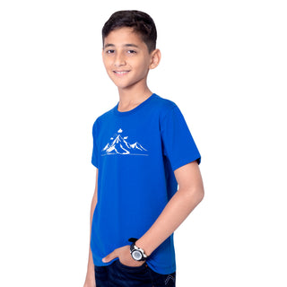 Boys Royal Round Neck T-Shirt