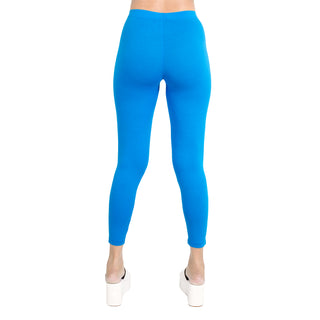 Women French Blue Ankle Length Legging