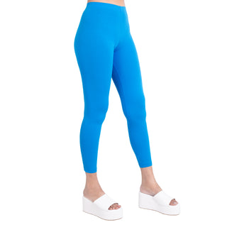 Women French Blue Ankle Length Legging