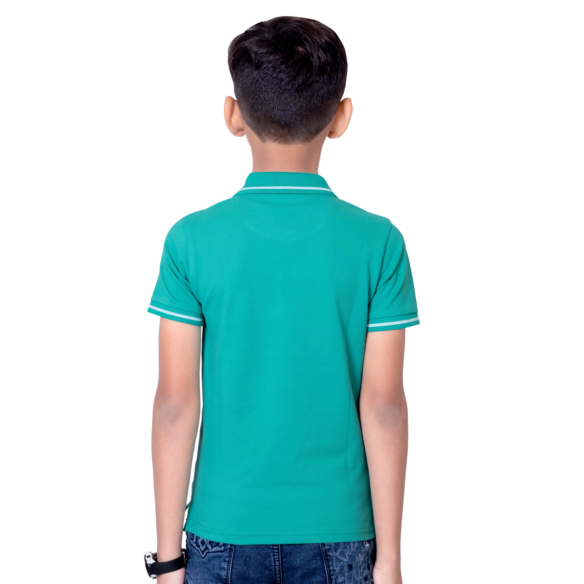 Boys Jade Tipping Polo T-Shirt