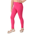 Girls Fuchsia Regular Legging