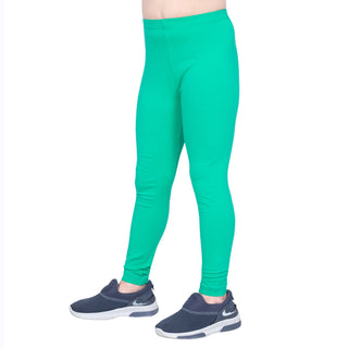Girls Sport Green Regular Legging