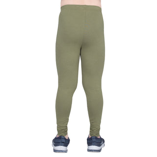 Girls Olive Regular Legging