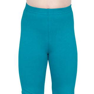 Girls Sea Green Regular Legging