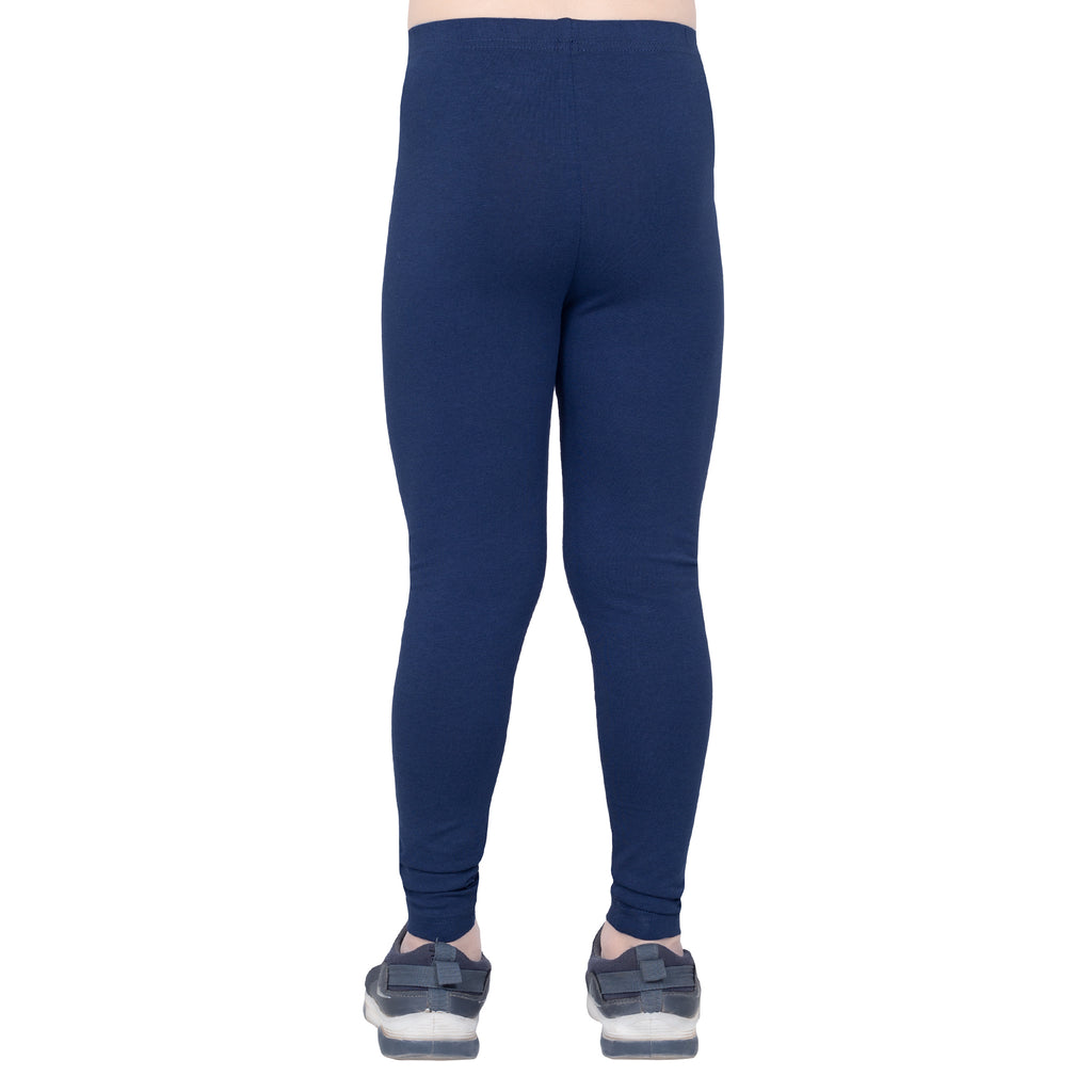 GIRLS NAVY LONG LENGTH LEGGING