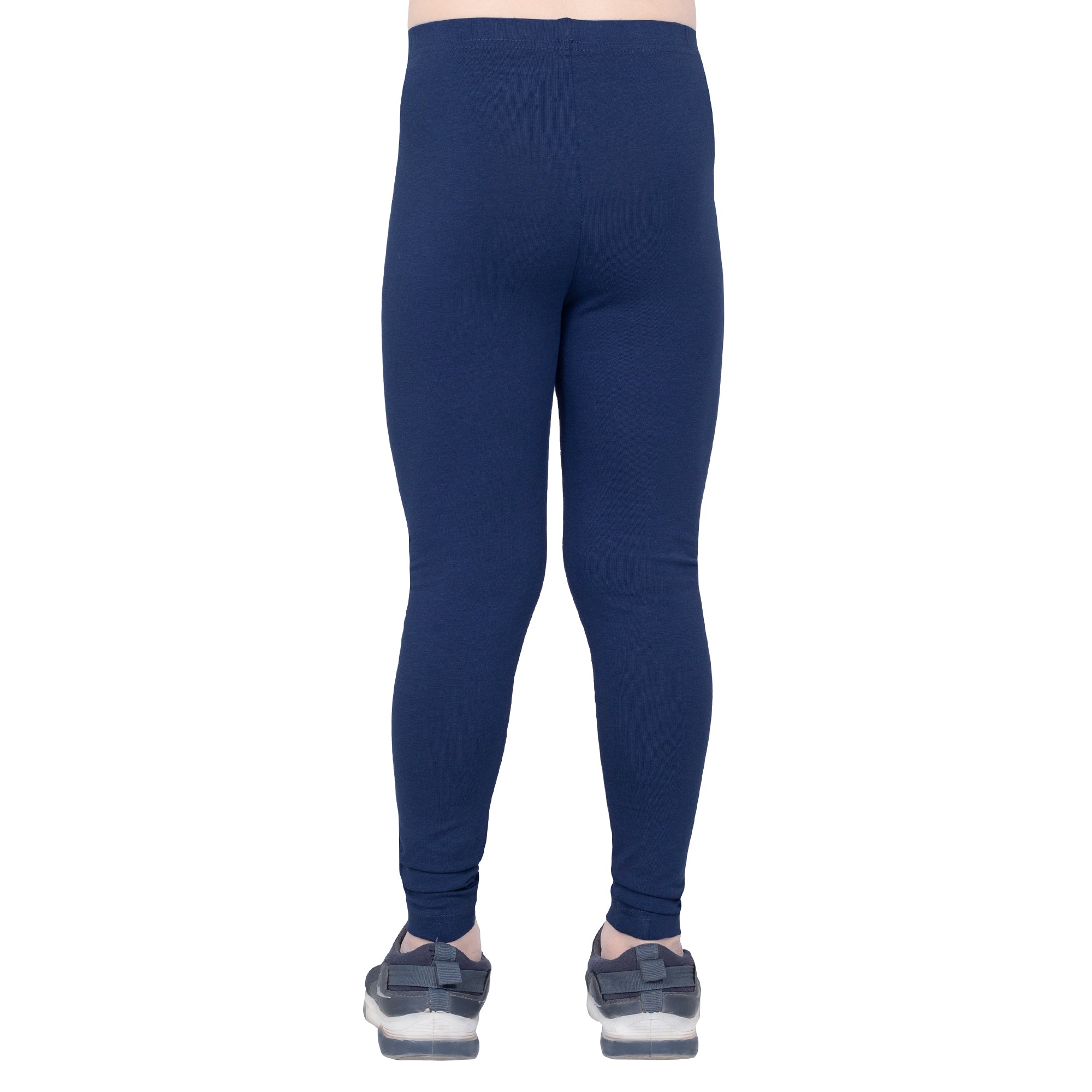 GIRLS NAVY LONG LENGTH LEGGING