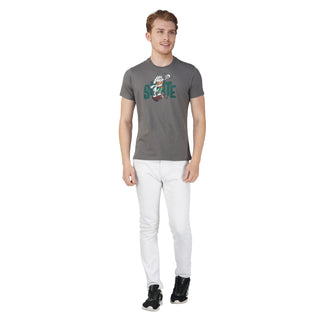 Men Elephant Round Neck T-Shirt