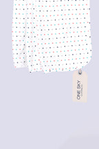 ONE SKY INFANT WHITE AOP PRINTED BLANKET