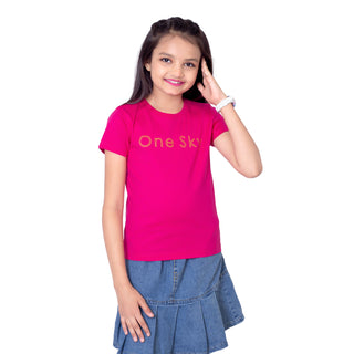 Girls Fuchsia T-Shirt