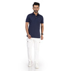 Men Midnight Blue Polo T-Shirt