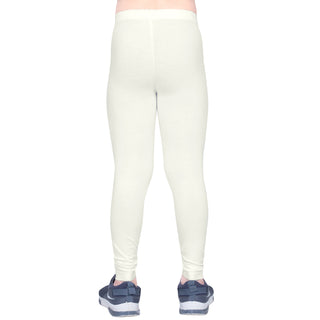 Girls Ecru Regular Legging