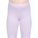 Girls Baby Pink Regular Legging