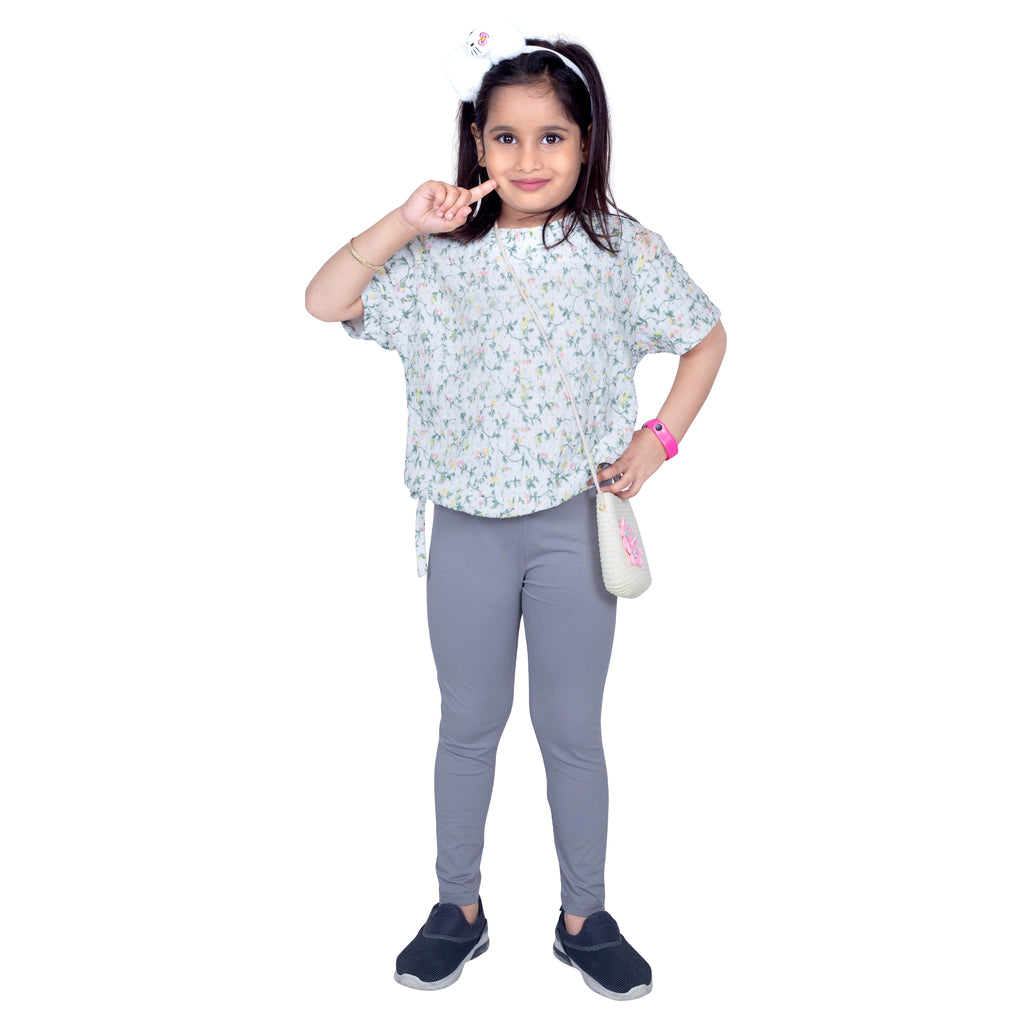 Girls Cement Regular Legging