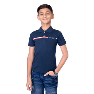 Boys Navy Polo T-Shirt