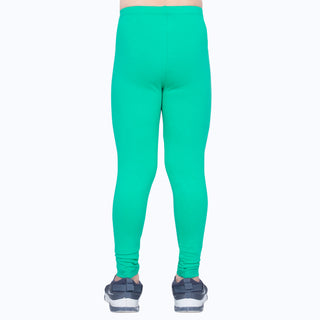 Girls Sport Green Regular Legging