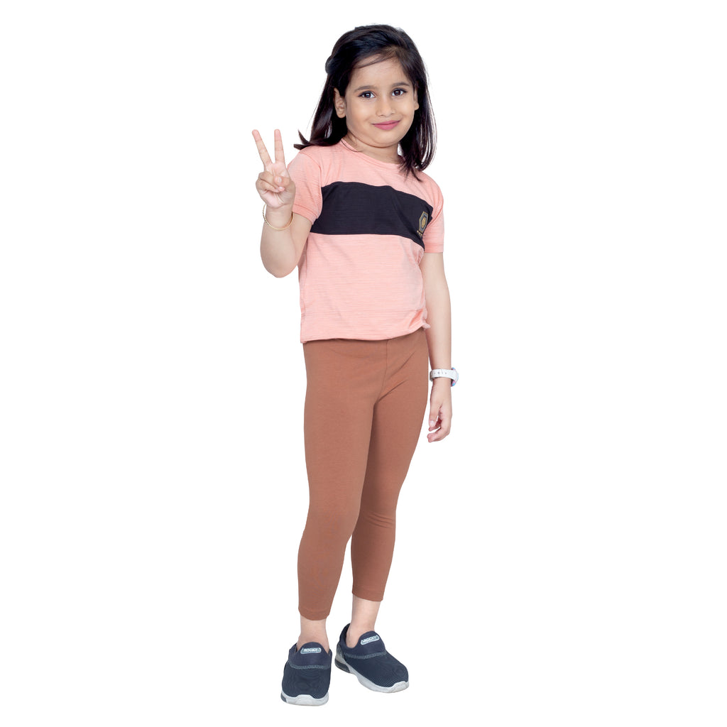 Girls Tortoise Ankle Length Legging