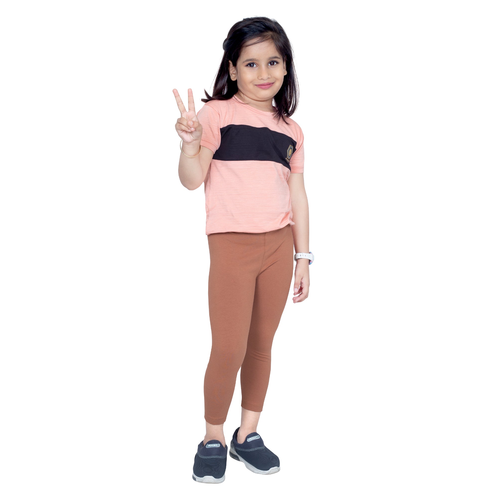 Girls Tortoise Ankle Length Legging
