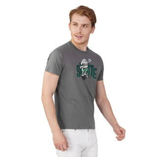 Men Elephant Round Neck T-Shirt