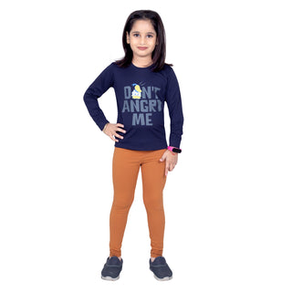 Girls Rust Regular Legging