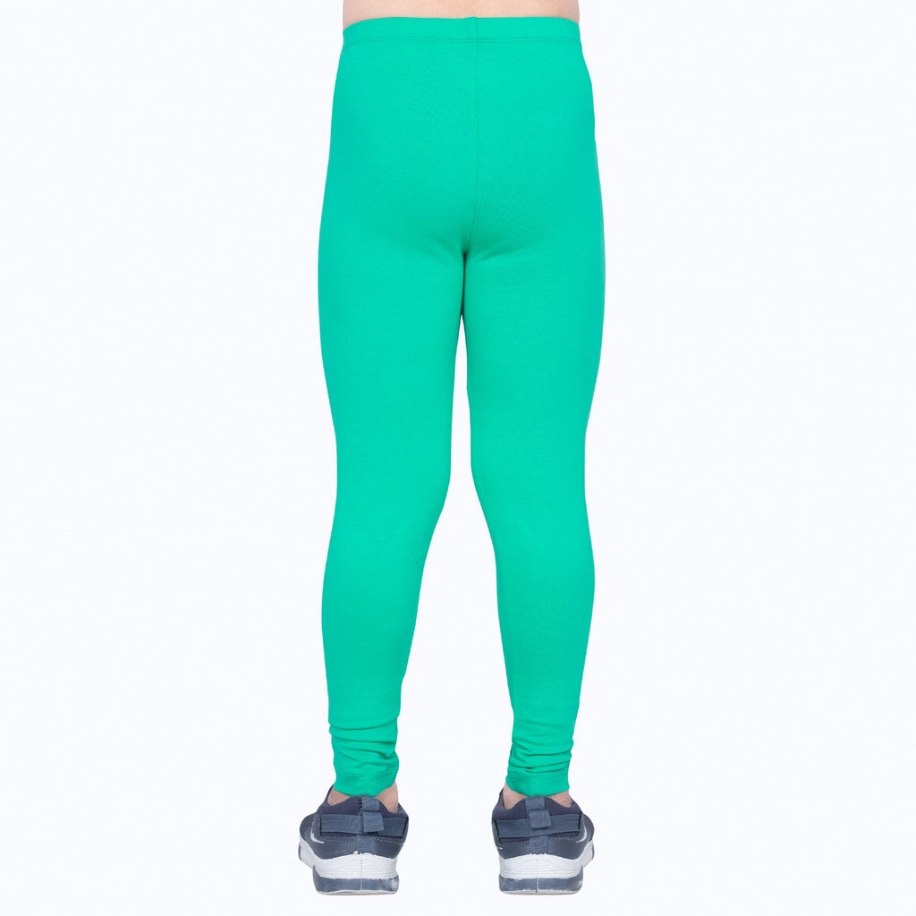 Girls Sport Green Regular Legging