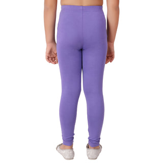 Girls Purple Regular Legging