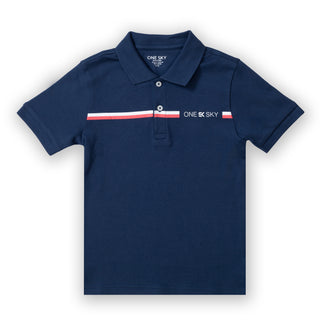 Boys Navy Polo T-Shirt