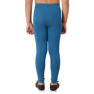 Girls Teal Regular Legging