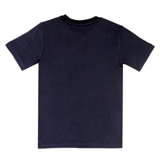 Boys Navy Round Neck T-Shirt