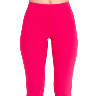 Women Dark Fuscia Ankle Length Legging