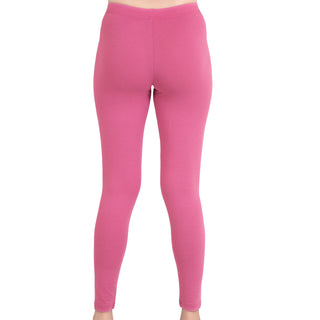 Women Mauve Breathable Long Length Legging