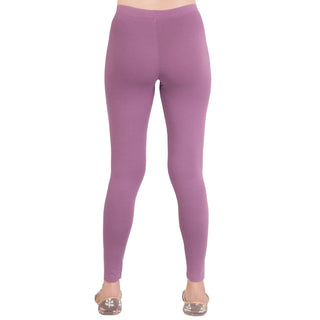 Women Grape Breathable Long Length Legging