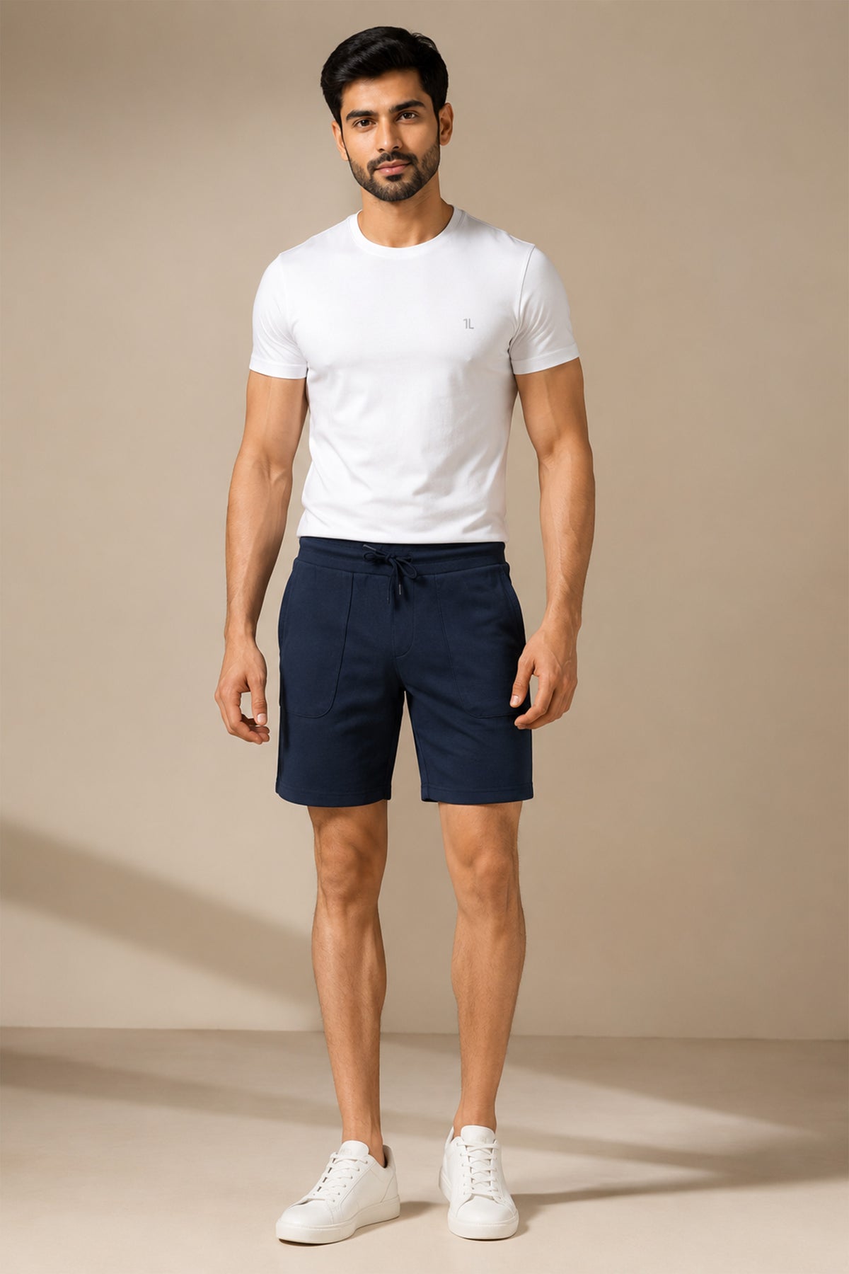 NAVY COLOR MEN SHORTS