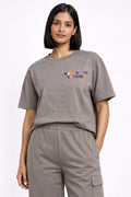 WARM GREY WOMEN H/S CO-ORD SET
