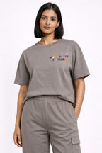 WARM GREY WOMEN H/S CO-ORD SET
