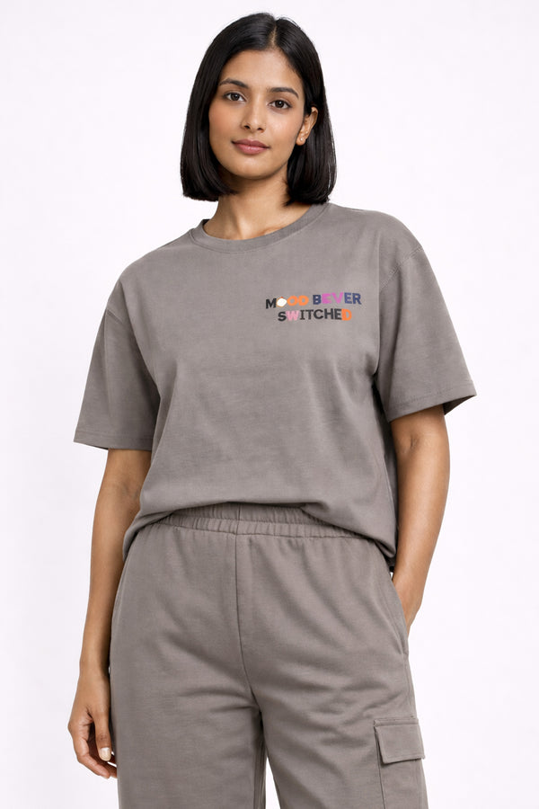 WARM GREY WOMEN H/S CO-ORD SET