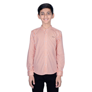 BOYS LINING CLAY COTTON SHIRT