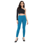 Women Teal Regular Legging