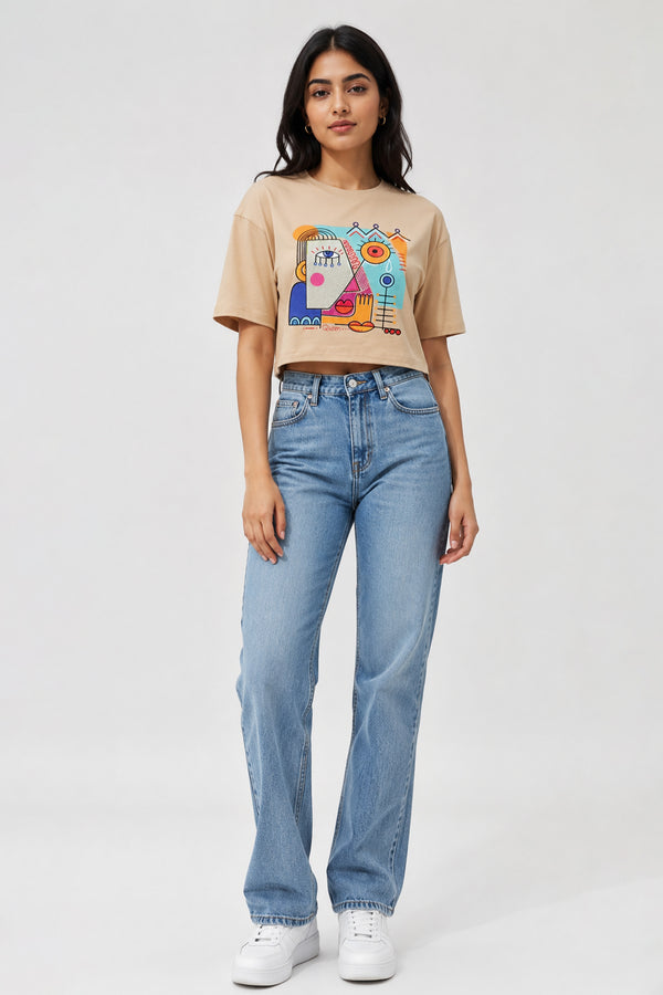 LIGHT SKIN WOMEN HALF SLEEVE TSHIRT