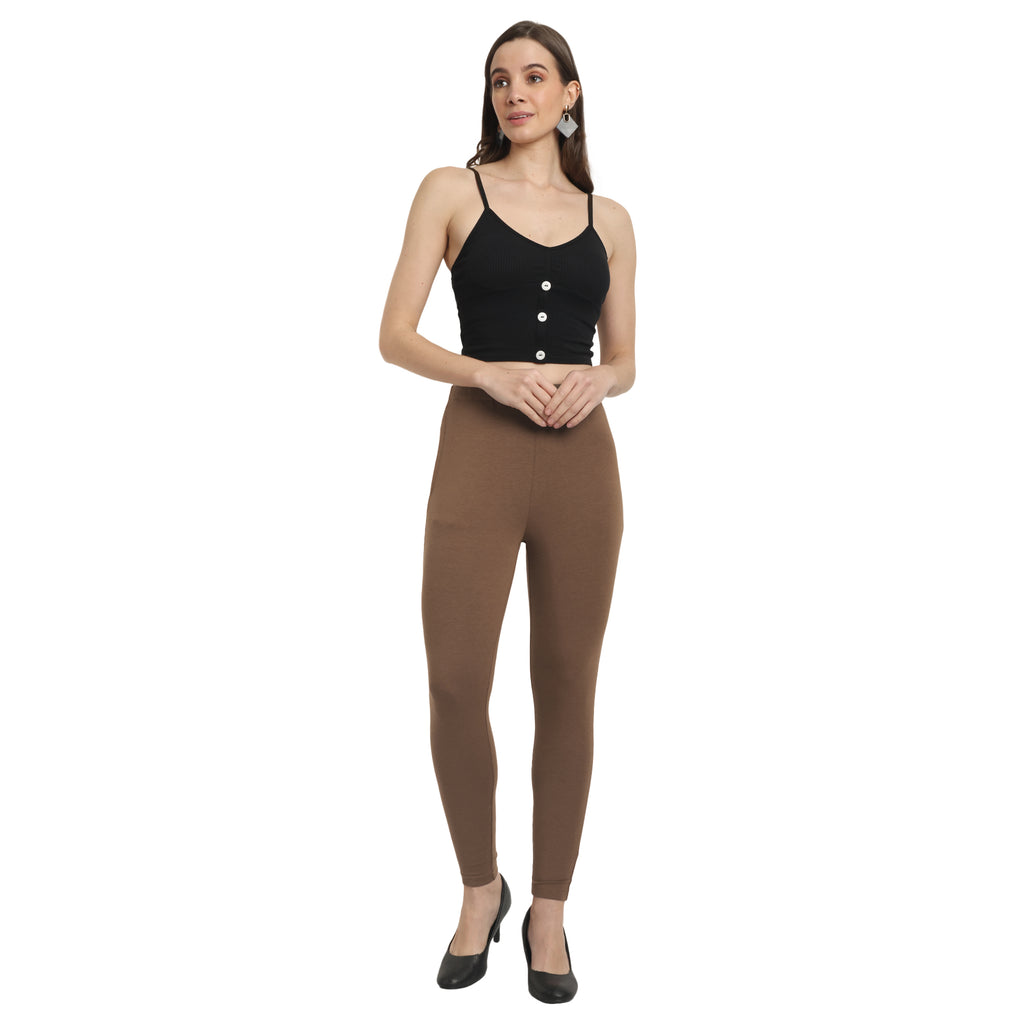 Women Tobacco Ankle Length Legging
