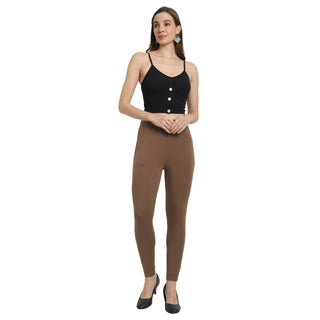 Women Tobacco Ankle Length Legging