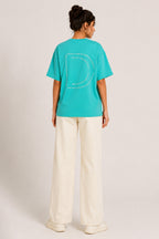 SEA GREEN WOMEN HALF SLEEVE TSHIRT