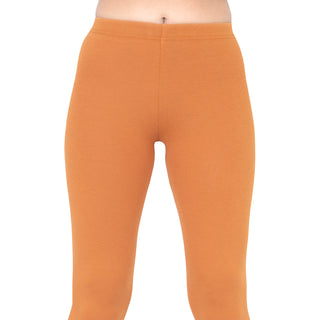 Women Rust Ankle Length Legging