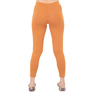 Women Rust Ankle Length Legging