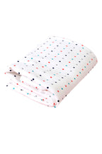 ONE SKY INFANT WHITE AOP PRINTED BLANKET